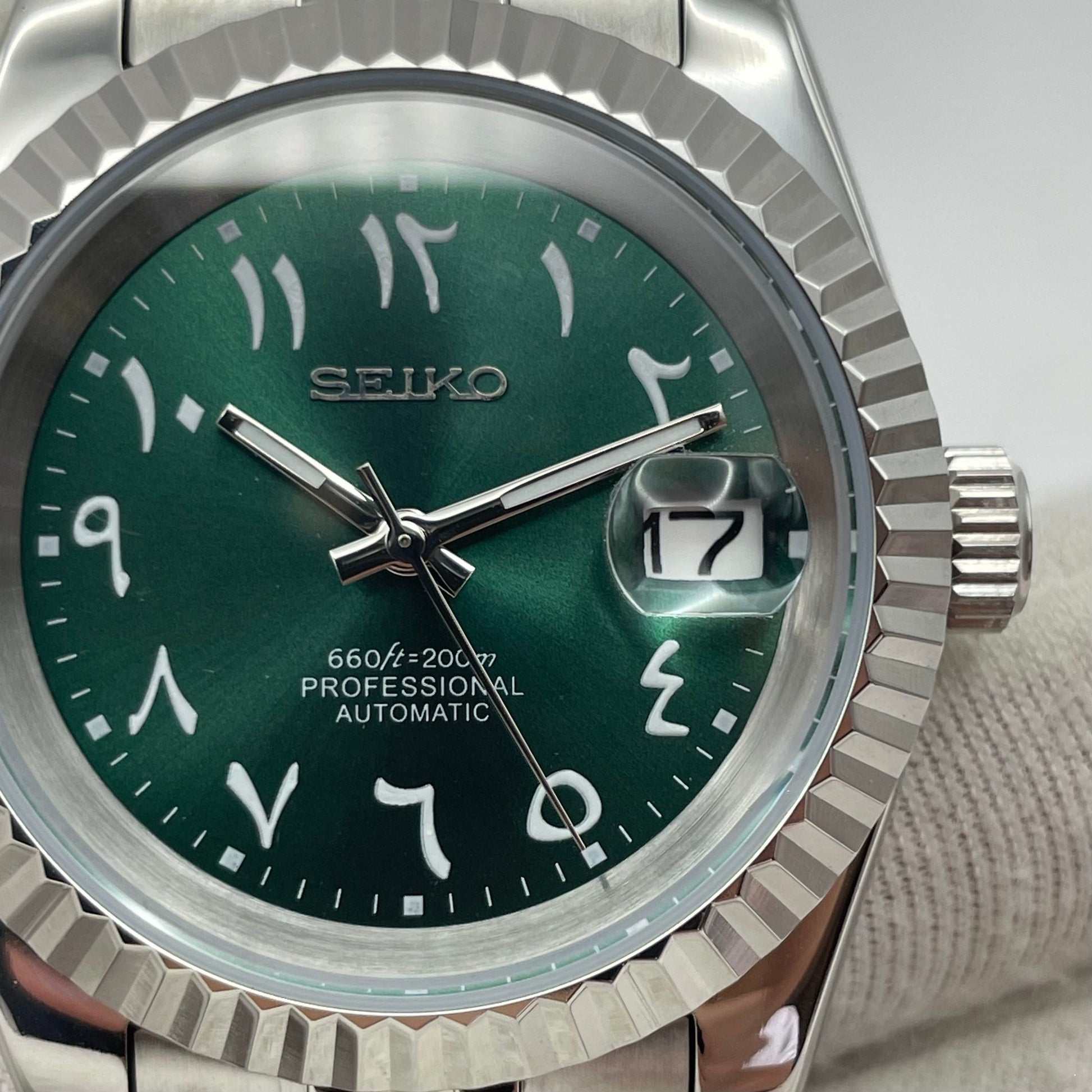 Seiko Datejust Arabic Green - Noirval