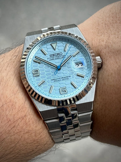 Seiko Land-Dweller Ice Honeycomb - Noirval