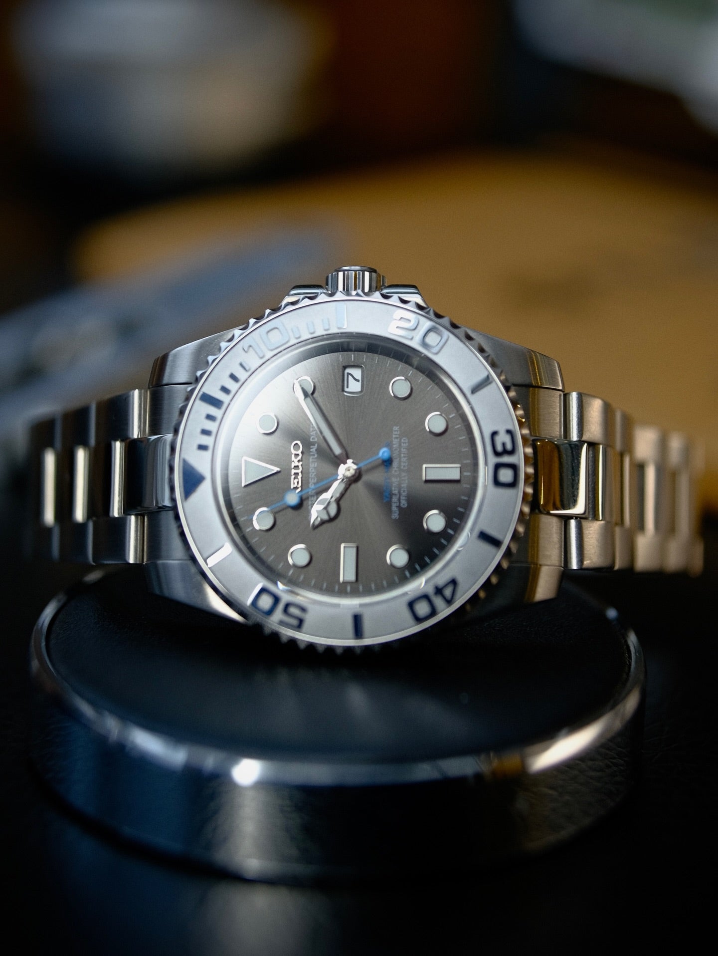 Seiko Yacht Master Rhodium - Noirval