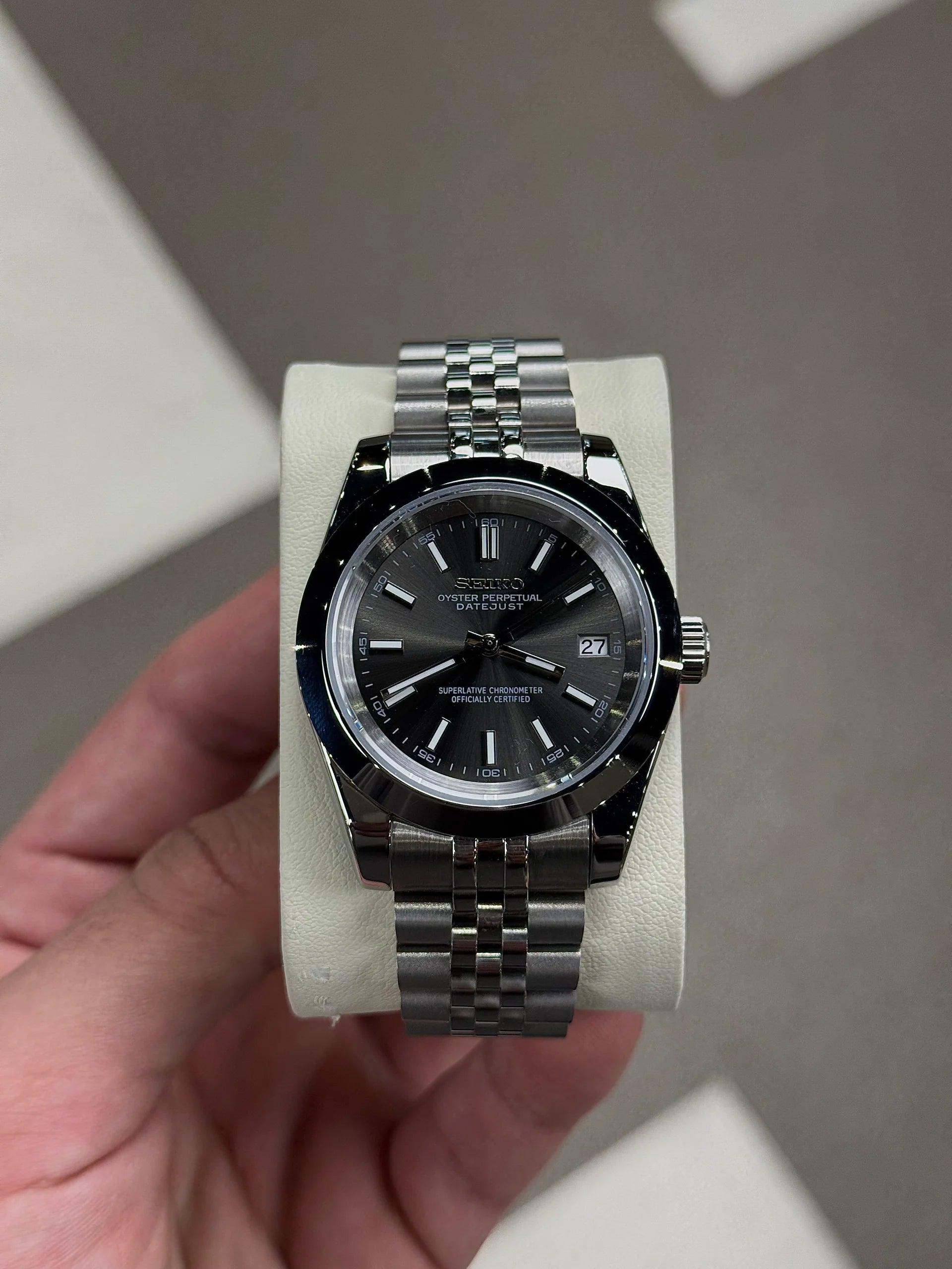 Seiko Datejust Smoke Grey - Noirval