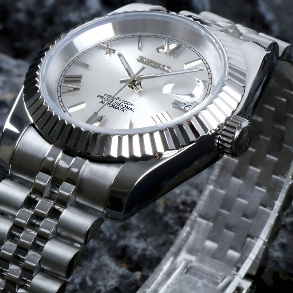 Seiko Datejust Roman Silver - Noirval