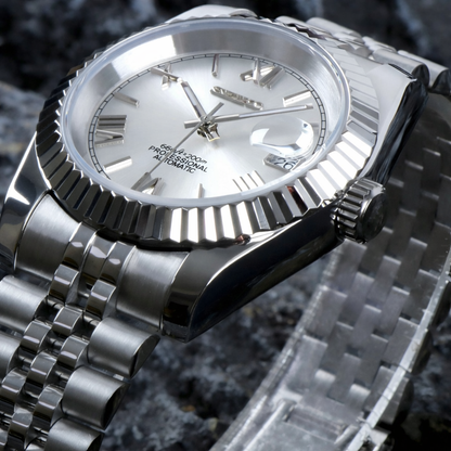 Seiko Datejust Roman Silver - Noirval