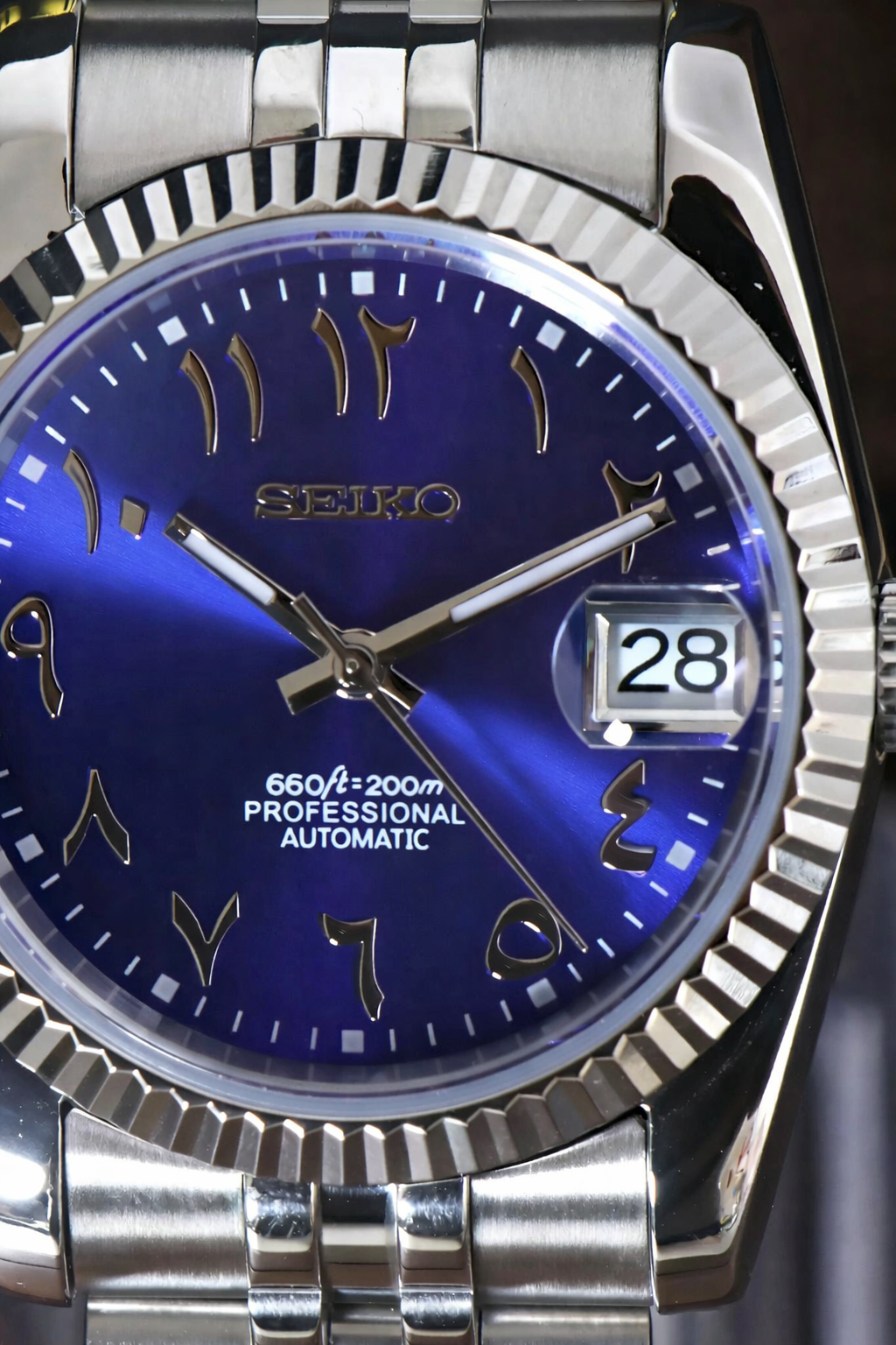 Seiko Datejust Royal Blue Arabic - Noirval