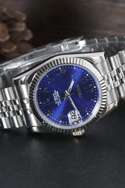 Seiko Datejust Royal Blue Arabic - Noirval