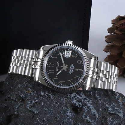 Seiko Datejust Black Arabic - Noirval