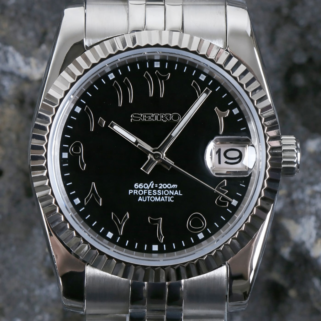 Seiko Datejust Black Arabic - Noirval
