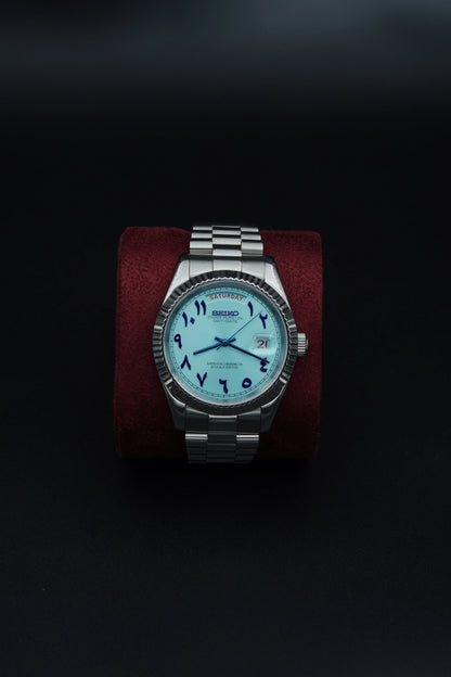 Seiko Day-Date Arctic Blue Dial - Noirval