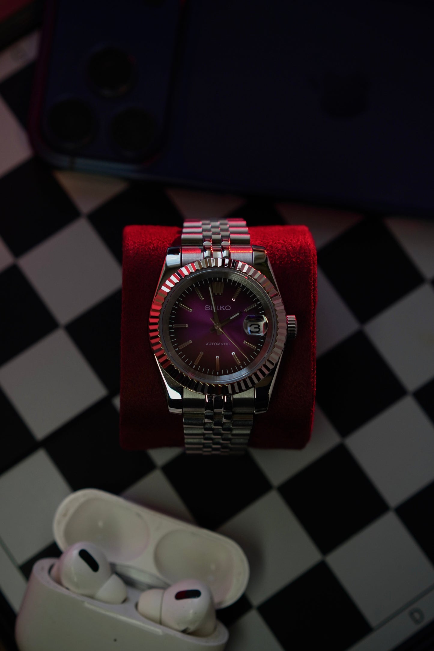 Seiko Datejust Purple - Noirval