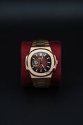 Seiko Nautilus Rose Gold Open Heart - Noirval