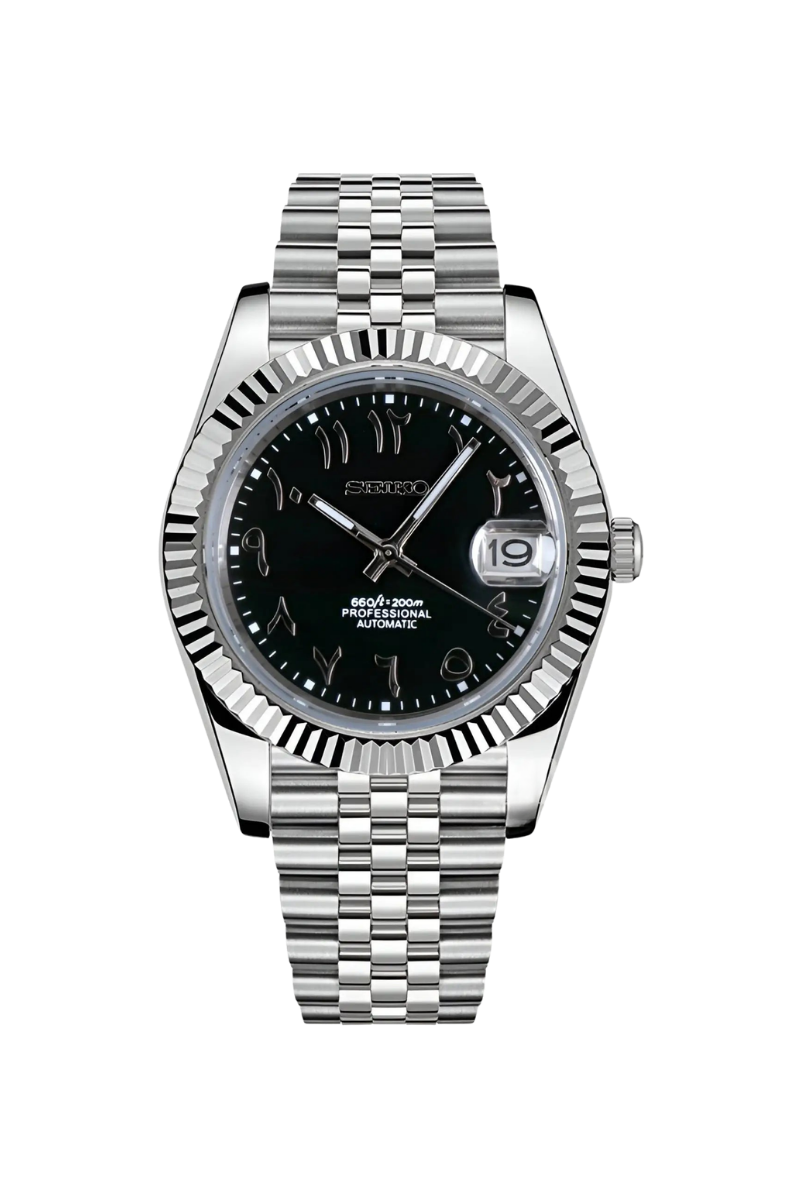 Seiko Datejust Black Arabic - Noirval