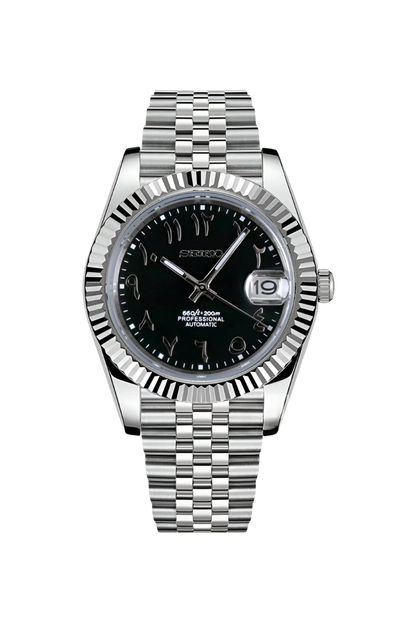 Seiko Datejust Black Arabic - Noirval