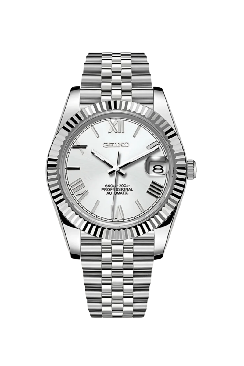 Seiko Datejust Roman Silver - Noirval