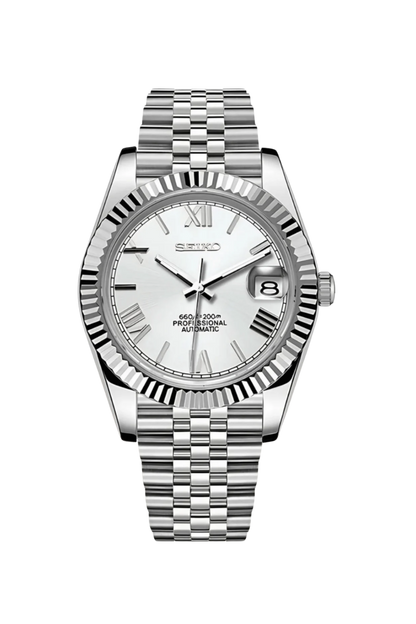 Seiko Datejust Roman Silver - Noirval