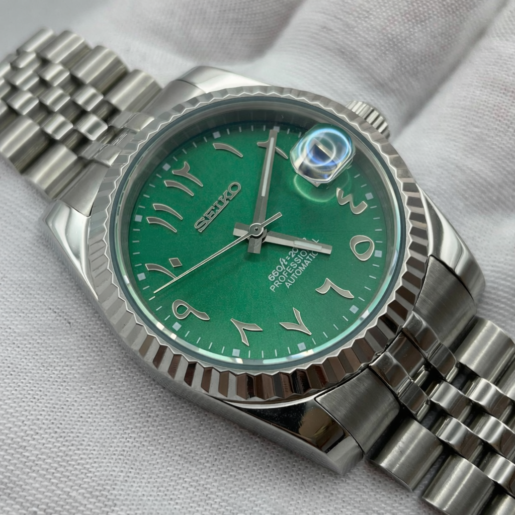 Seiko Datejust Arabic Green - Noirval