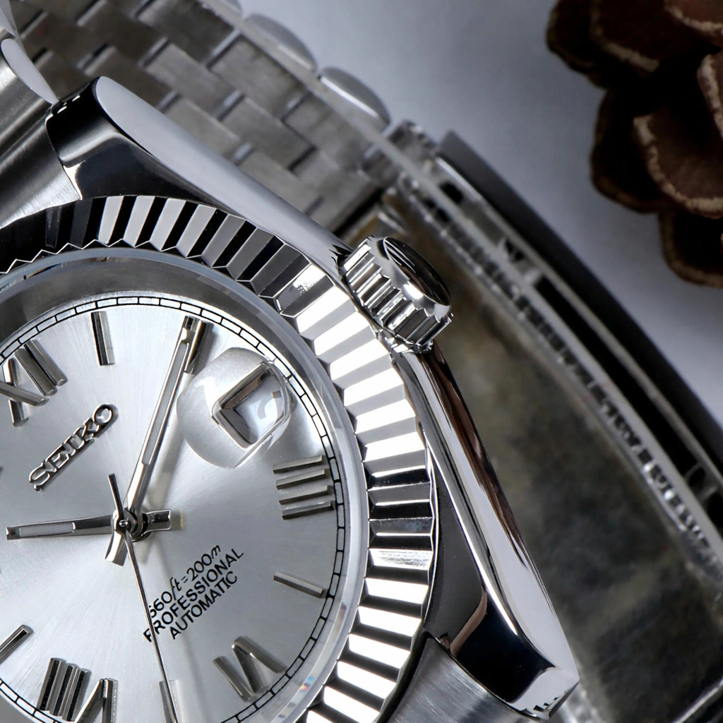 Seiko Datejust Roman Silver - Noirval