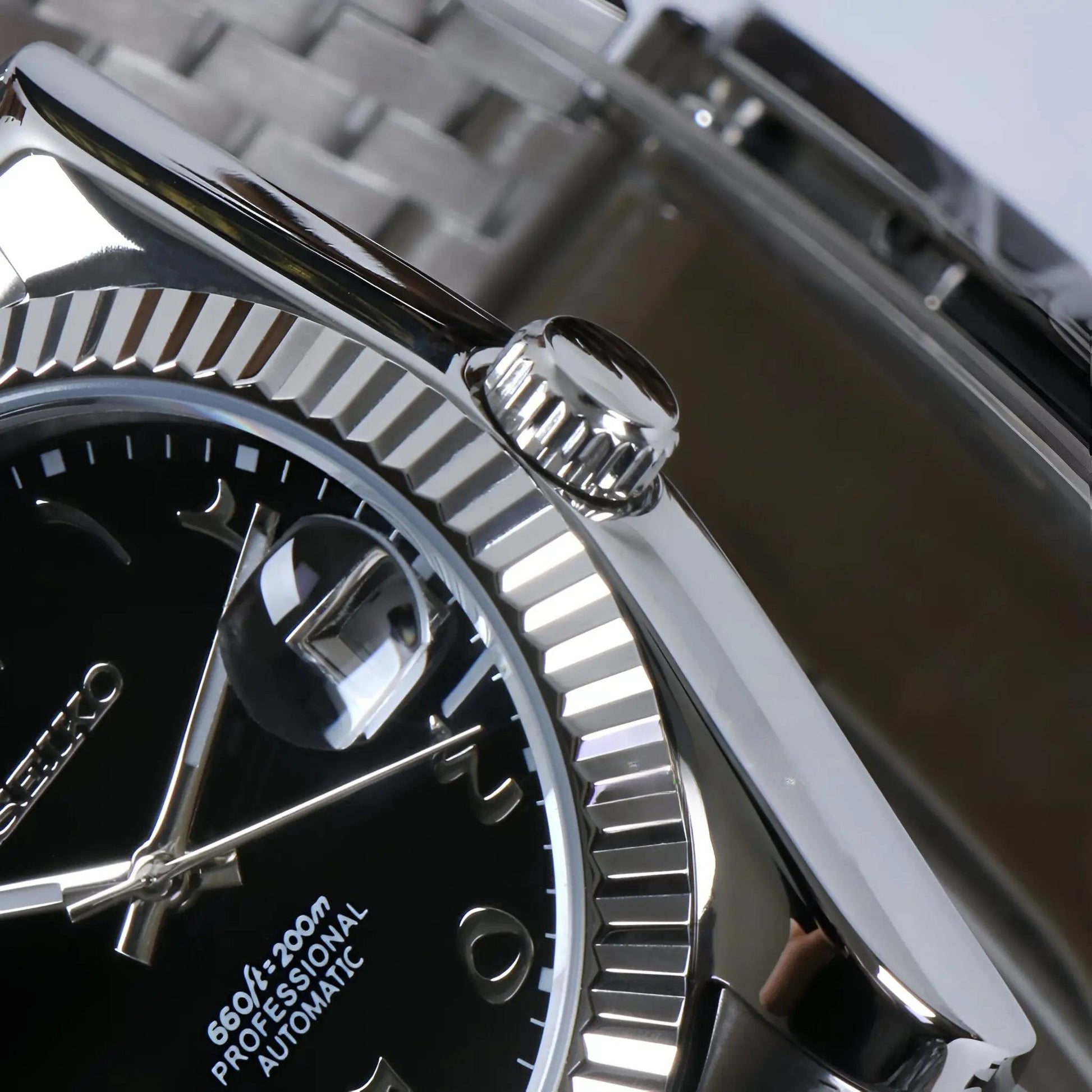 Seiko Datejust Black Arabic - Noirval