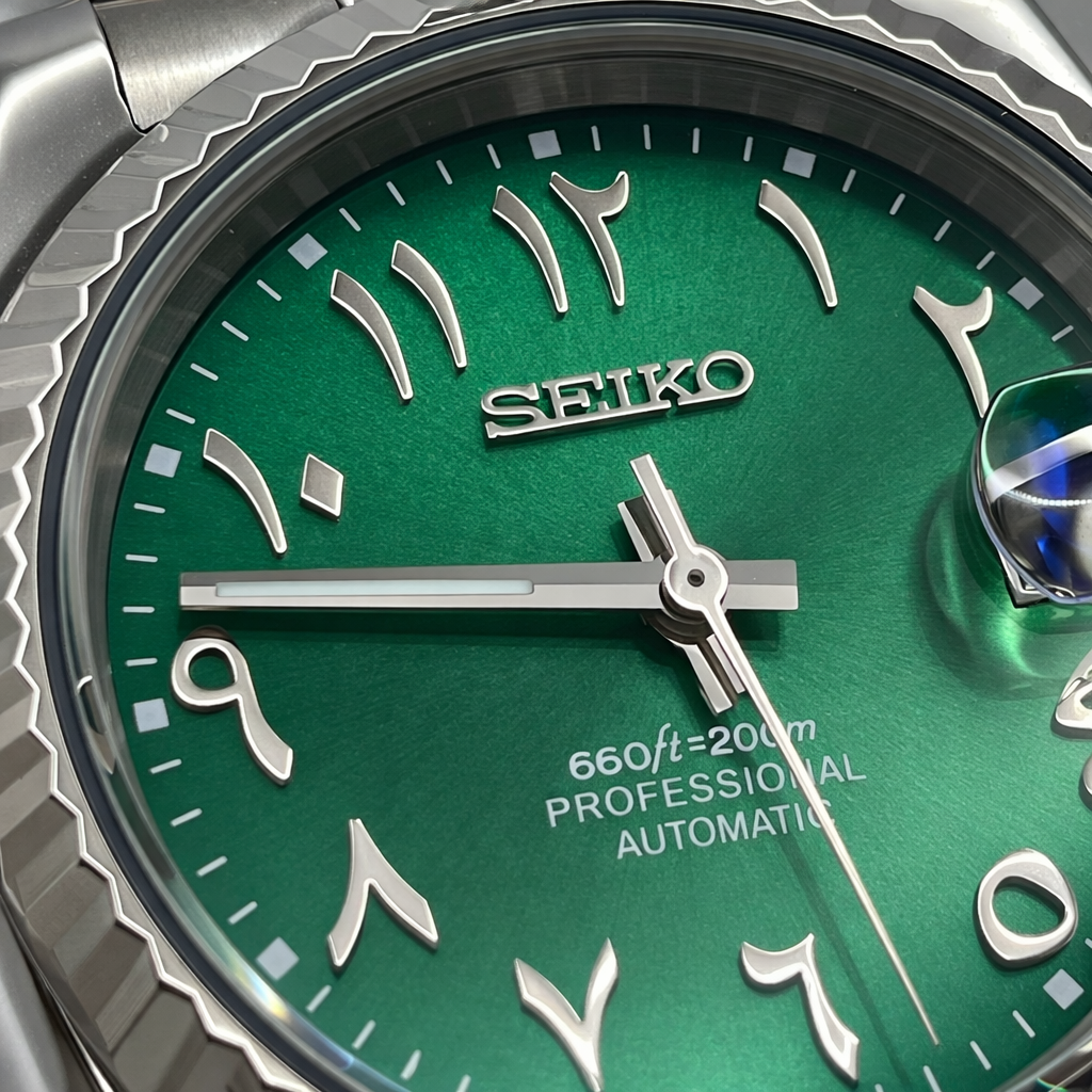 Seiko Datejust Arabic Green - Noirval