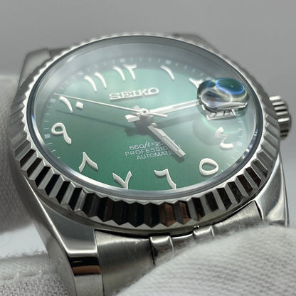 Seiko Datejust Arabic Green - Noirval