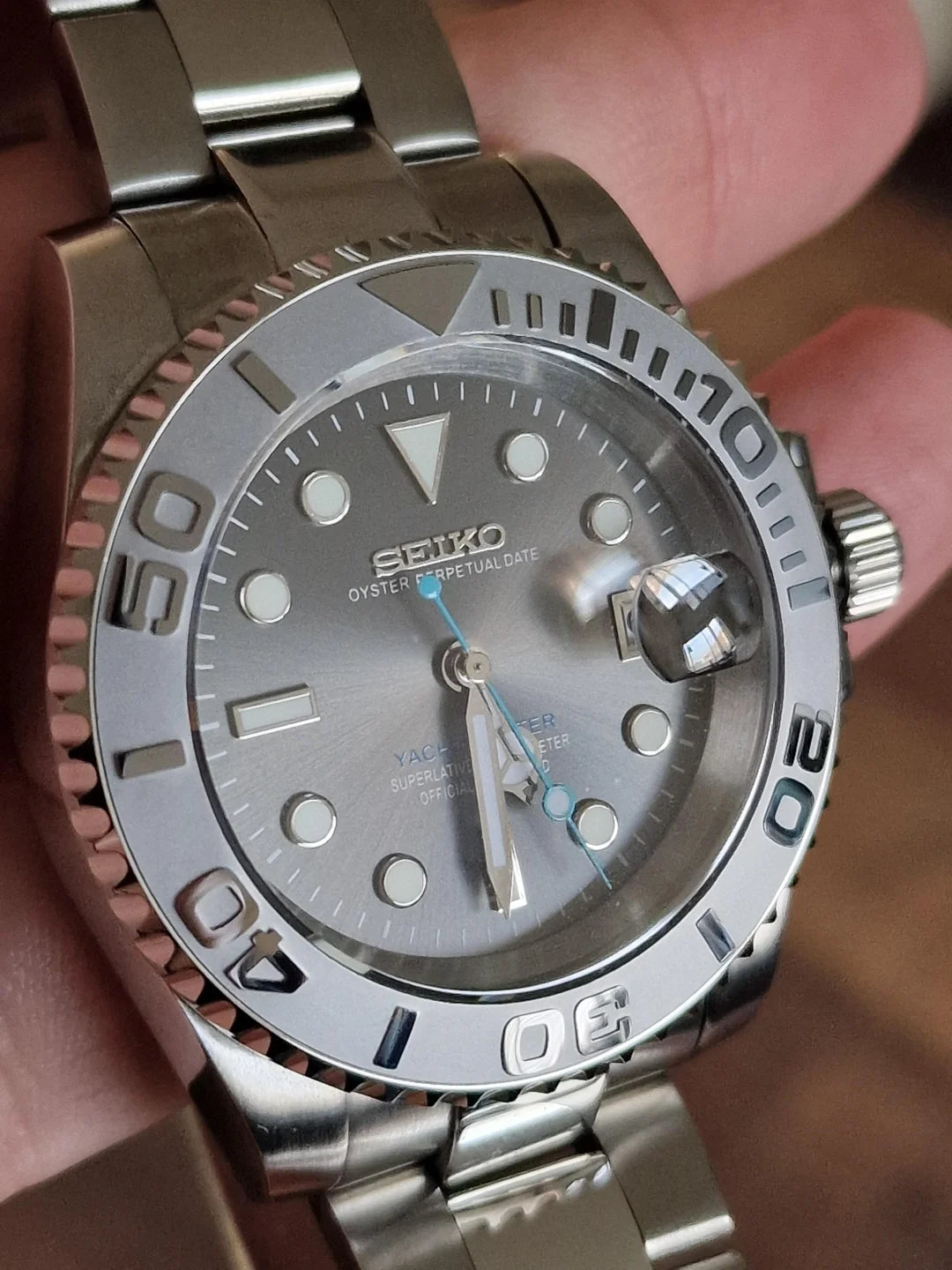 Seiko Yacht Master Rhodium - Noirval